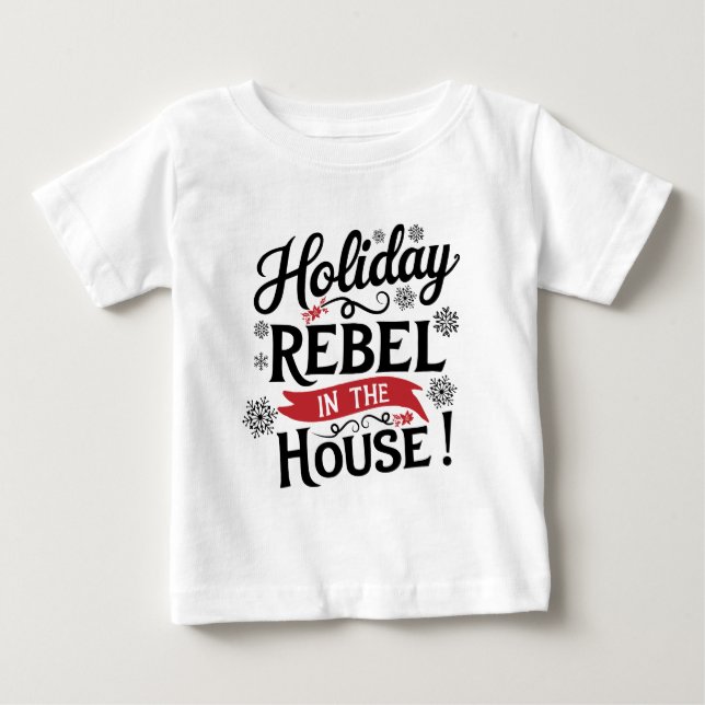 Camiseta De Bebé Navidades Camisas de Año Nuevo | Regalo para niños (Anverso)