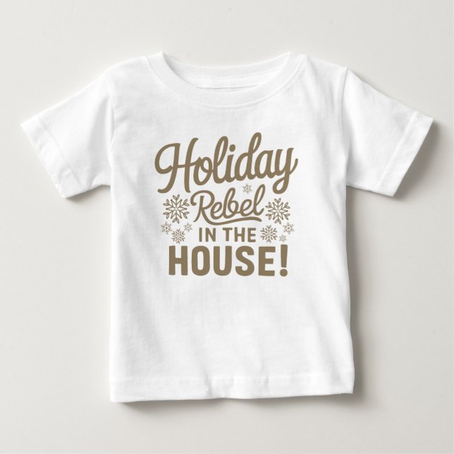 Camiseta De Bebé Navidades Camisas de Año Nuevo | Regalo para niños (Anverso)