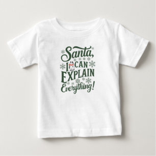 Camiseta De Bebé Navidades Camisas de Año Nuevo   Regalo para niños