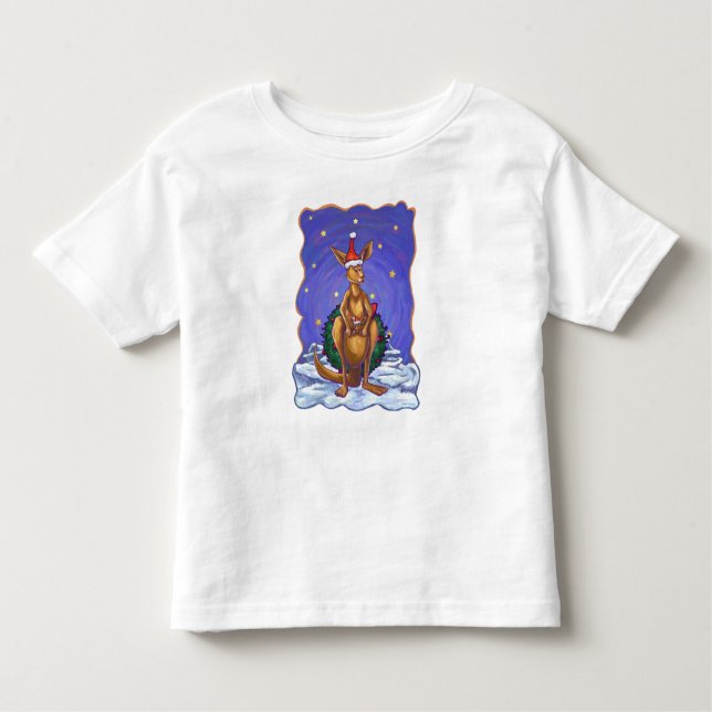 Camiseta De Bebé Navidades canguro Starry Night (Anverso)