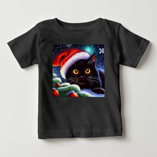Camiseta De Bebé Navidades Cat 1 (Anverso)