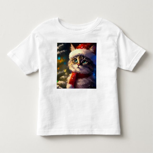 Camiseta De Bebé Navidades Cat 5 (Anverso)
