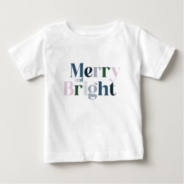 Camiseta De Bebé Navidades Cerezos Y Brillantes