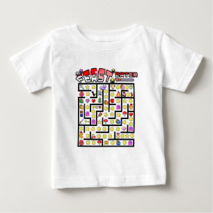 Camiseta De Bebé Navidades clásicos de píxel para videojuegos Mikit