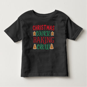 Camiseta De Bebé Navidades Cookie Baking Crew