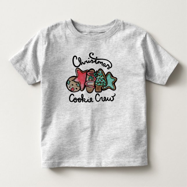 Camiseta De Bebé Navidades Cookie Crew Holidays Cookies Family (Anverso)