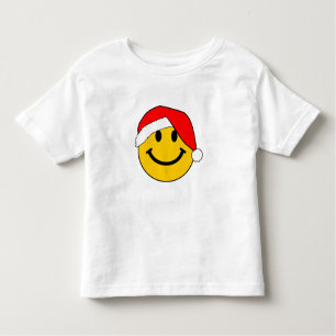 Camiseta De Bebé Navidades cortos Santa Face
