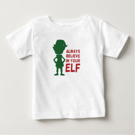 Camiseta De Bebé Navidades Cuidados Elf Holiday Tema divertido Pun