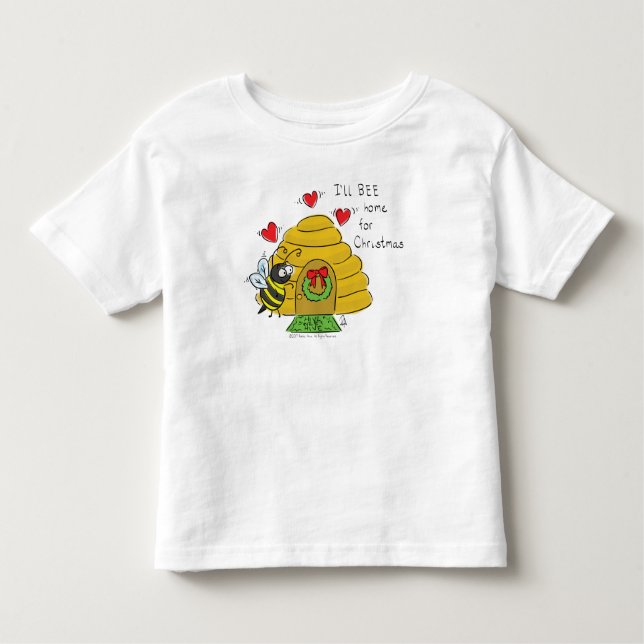 Camiseta De Bebé Navidades curos se divierten con Personalizado nav (Anverso)