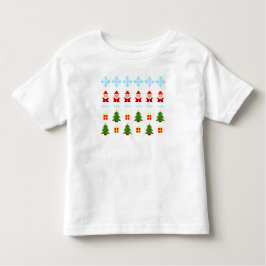 Camiseta De Bebé Navidades de arte de Pixel