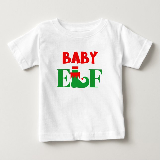Camiseta De Bebé Navidades de Baby Elf (Anverso)