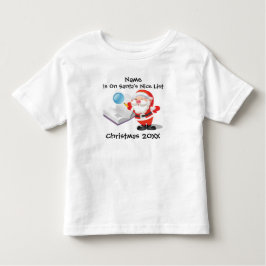 Camiseta De Bebé Navidades de bebés o niños pequeños personalizados