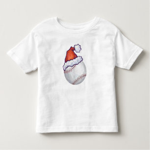 Camiseta De Bebé Navidades de béisbol