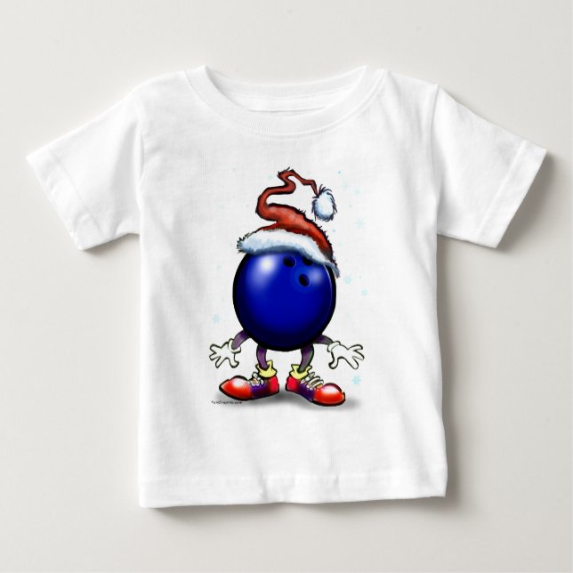 Camiseta De Bebé Navidades de boliche (Anverso)