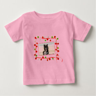 Camiseta De Bebé Navidades de Border Collie