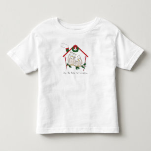 Camiseta De Bebé Navidades de búho se burlan de los niños
