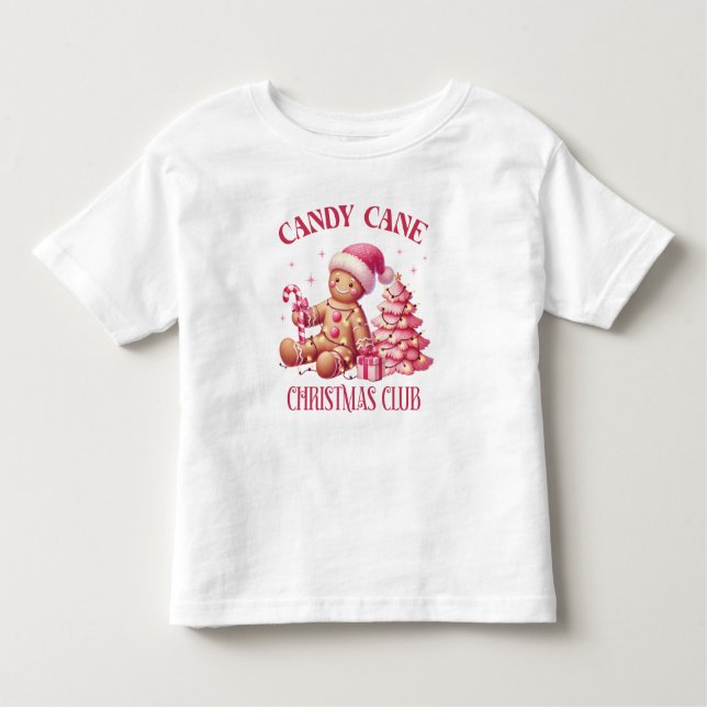 Camiseta De Bebé Navidades de caña de caramelos (Anverso)