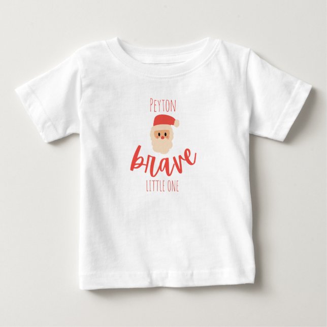 Camiseta De Bebé navidades de cáncer infantil Personalizado Baby T- (Anverso)