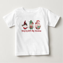 Camiseta De Bebé Navidades de clase Gnomes Holiday