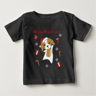 Camiseta De Bebé Navidades de Cocker Spaniel Perro Animales de Invi
