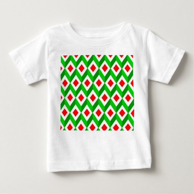 Camiseta De Bebé navidades de Cubes 3D (Anverso)