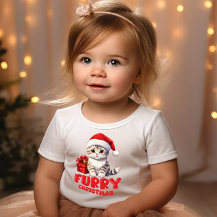 Camiseta De Bebé Navidades de Cute Furry