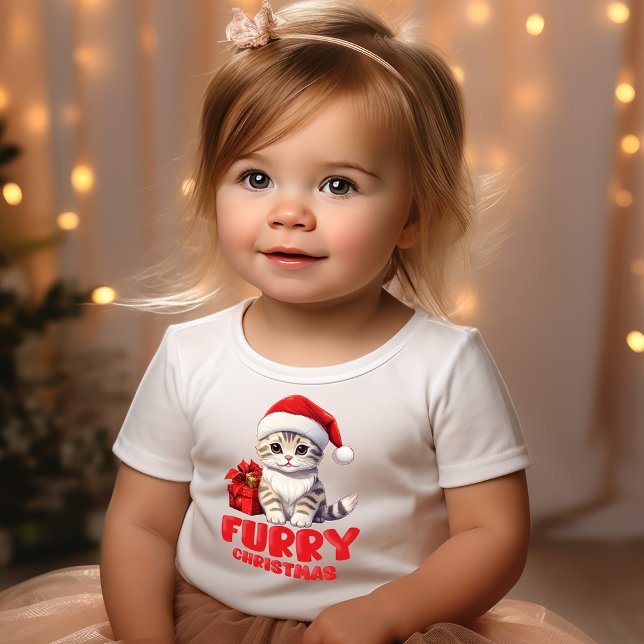 Camiseta De Bebé Navidades de Cute Furry (Subido por el creador)