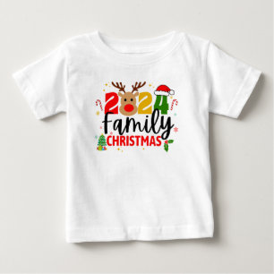 Camiseta De Bebé navidades de familia 2024