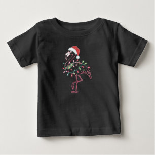 Camiseta De Bebé Navidades de Flamingo