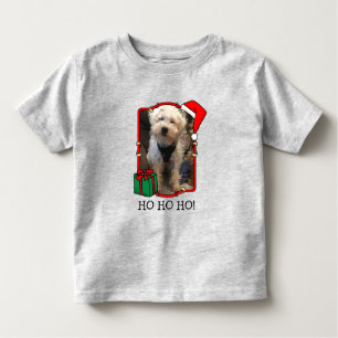 Camiseta De Bebé Navidades de fotografía personalizado Santa Hat Ma