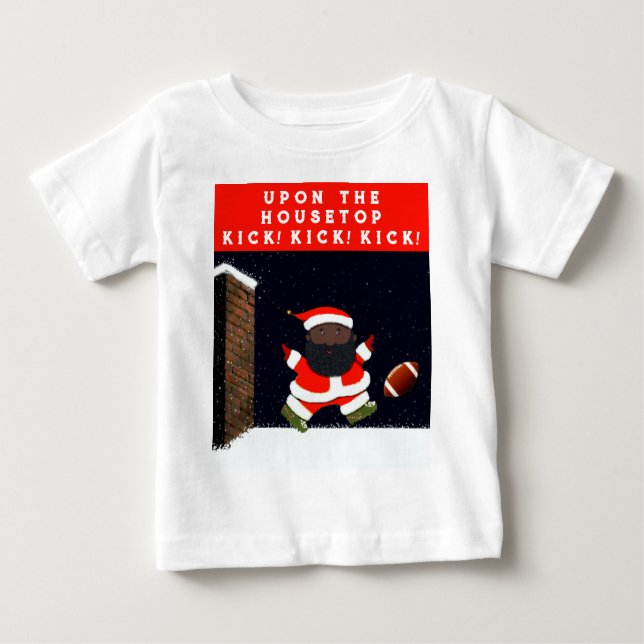 Camiseta De Bebé Navidades de fútbol (Anverso)