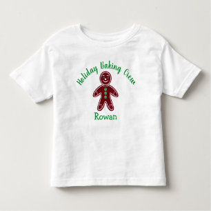 Camiseta De Bebé Navidades de galletas de pan de pan de verano