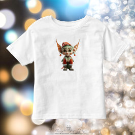 Camiseta De Bebé Navidades de Goblin Elf Toddler's Tee