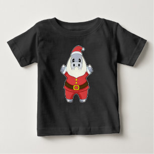 Camiseta De Bebé Navidades de Hippo Santa Claus