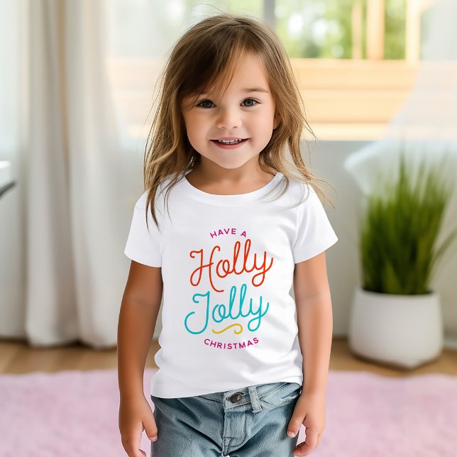 Camiseta De Bebé Navidades de Holly Jolly (Subido por el creador)
