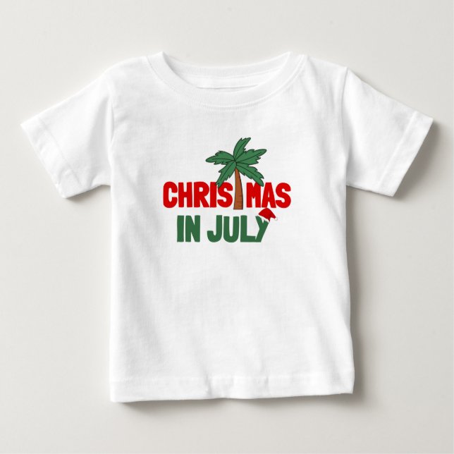 CAMISETA DE BEBÉ NAVIDADES DE JULIO (Anverso)