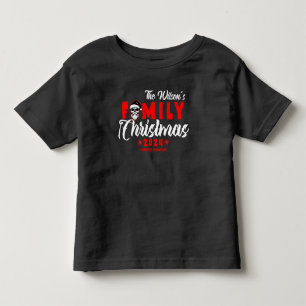 Camiseta De Bebé Navidades de la familia Skull Gótico