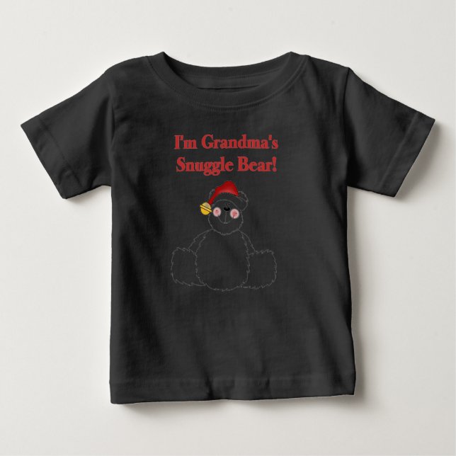 Camiseta De Bebé Navidades de las abuelas abusadoras de la abuela (Anverso)