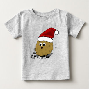 Camiseta De Bebé Navidades de Little Poop