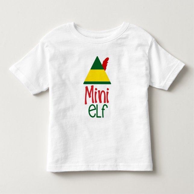 Camiseta De Bebé NAVIDADES de niños mayores del MINI Diversión fami (Anverso)