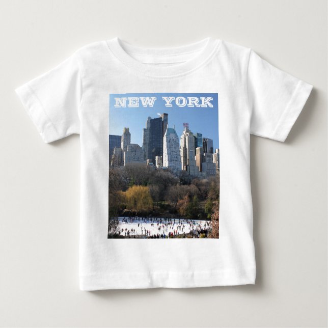 Camiseta De Bebé NAVIDADES de Nueva York (Anverso)