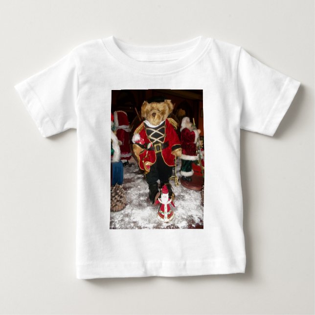 Camiseta De Bebé Navidades de Nutcracker Teddy Bear (Anverso)
