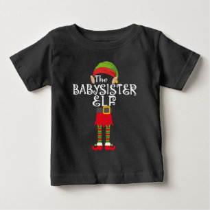 Camiseta De Bebé navidades de pareja de hermanos menores