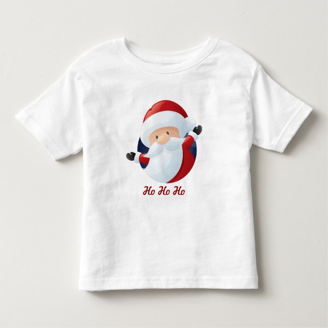 Camiseta De Bebé Navidades de Santa Claus (Anverso)