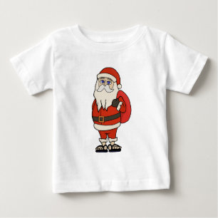 Camiseta De Bebé Navidades de Santa Claus Flip Flops
