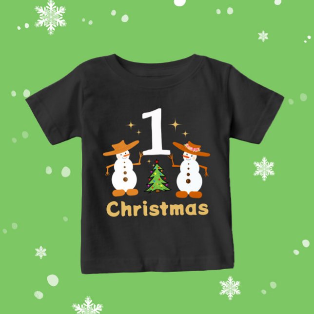 Camiseta De Bebé Navidades de snowman (Subido por el creador)