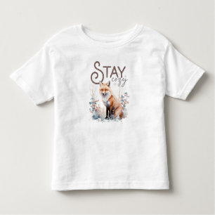 Camiseta De Bebé Navidades de Stay Cosy Woodland Fox
