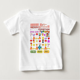 Camiseta De Bebé Navidades de vacaciones de Mikitiez videogame cute