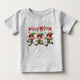 Camiseta De Bebé Navidades de Zoomie Elves