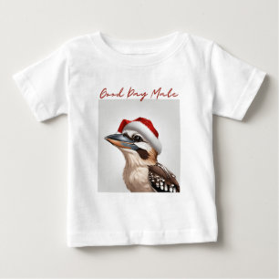 Camiseta De Bebé navidades del buen día de kookaburra en australia